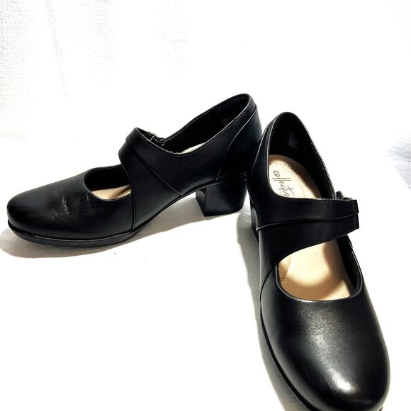 NEW - Life Stride - LEATHER MaryJane Rozz Pumps - Sz. 7M - Picture 1 of 5